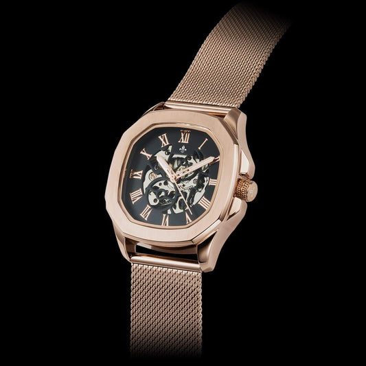 Rose Gold Mesh Interchangeable Strap