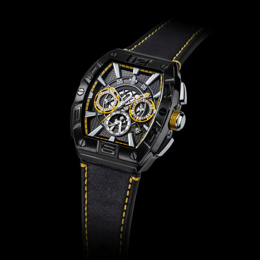 The Intrepid Chronograph - Black and Yellow