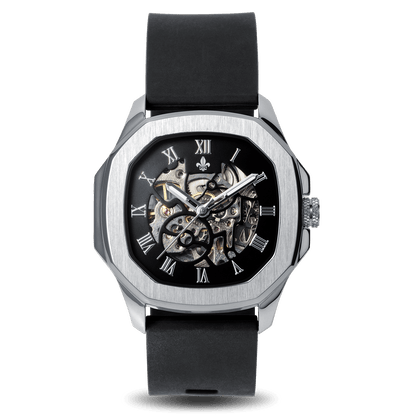 The Avalon Silver + Silver Mesh Strap