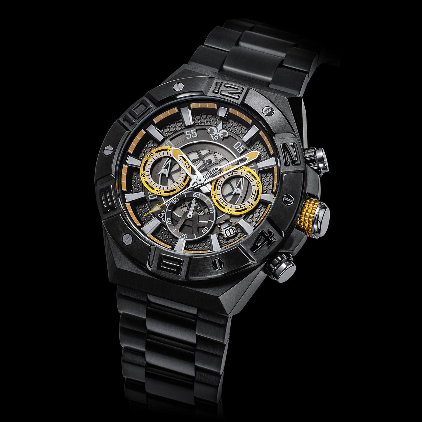 Black Link Butterfly Band - Delta Chrono