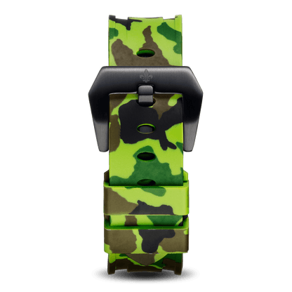 Green Camo Strap With Black Buckle