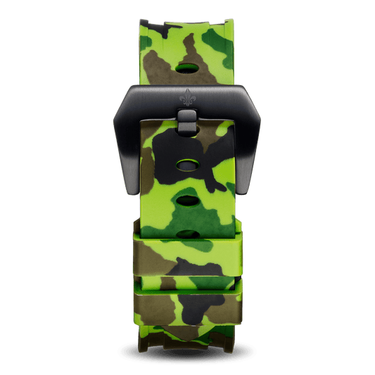Green Camo Strap With Black Buckle