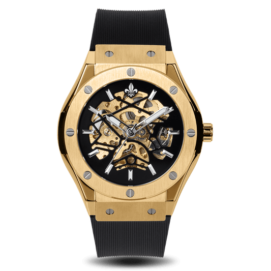 Prague Skeleton Automatic Deluxe - Gold