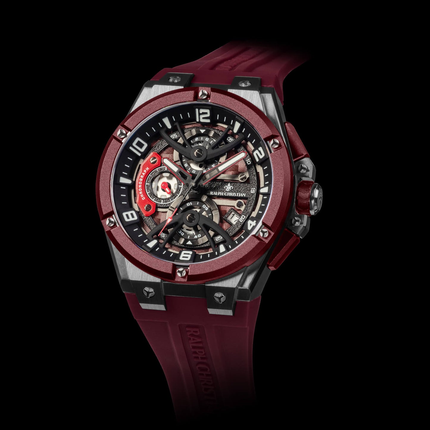 The Apex Chrono -  Crimson Steel