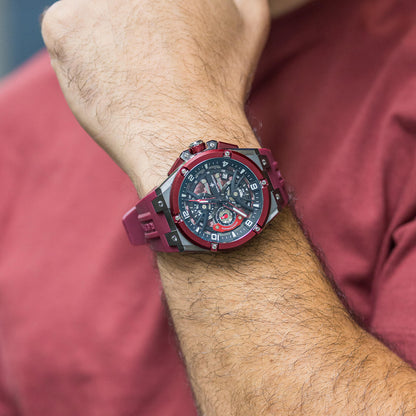 The Apex Chrono -  Crimson Steel