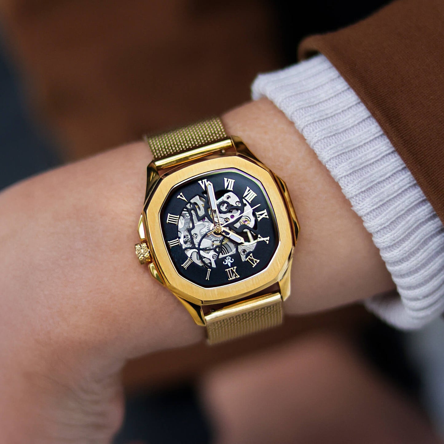The Ava Automatic - Ladies - Gold