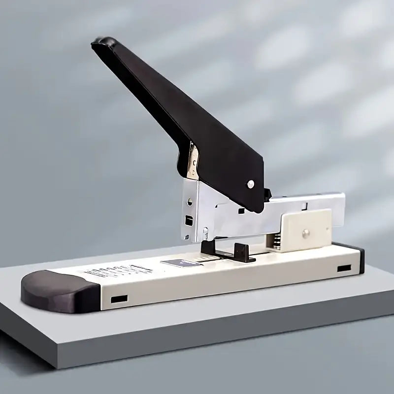 Heavy Duty Desktop Stapler, Long Arm Manual, 100 Sheet Capacity, Effortless Leverage Design